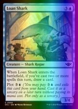 MTG Magic the Gathering Loan Shark (55/441) Outlaws of Thunder Junction LP FOIL
