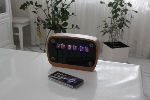 Case Nixie tube clock with IN-17 tubes style Remote Motion Sensor Temperature - Picture 18 of 29