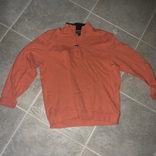 Brooks Brothers Mens 1/4 Zip Fleece Pullover Medium