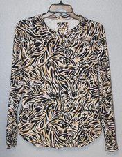 Lilly Pulitzer Luxletic 2XS Blythe Pullover UPF 50 Onyx Can You Zee Me Top