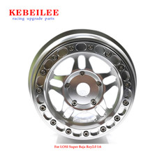 KEBEILEE CNC aluminum bead lock wheel For LOSI Super Baja Rey 2.0 1/6 1pcs