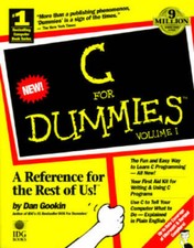 C for Dummies, Volume 1 - Paperback By Gookin, Dan - GOOD