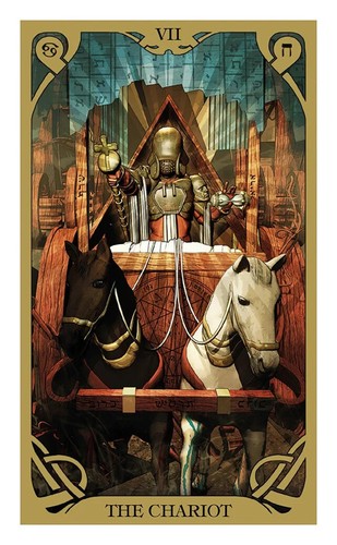 ¡MINI Baraja de Cartas del Tarot Night Sun de Fabio Listrani! - Imagen 5 de 7
