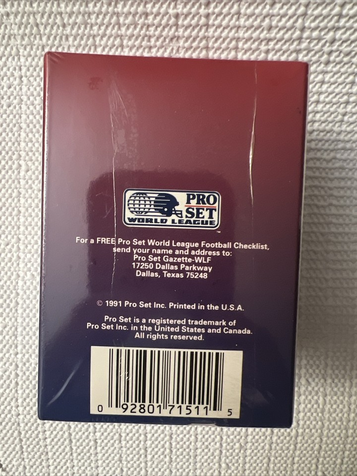 1991 PRO SET World League Football Complete Factory Sealed Set 150 junk-wax-pack-opening-1992-world-league-football-cards-junkwax
