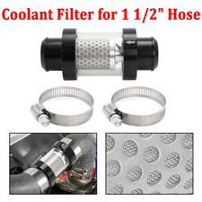 Vehicle Coolant Filter Black In-line Coolant Filter For 1 12 Hose Rebuild Kit