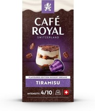 CAFE ROYAL of Switzerland TIRAMISU Coffee pods NESPRESSO 1 box/10 ct.
