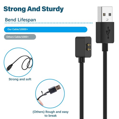 USB Magnetic Charger Cable Dock For Mi Band 8/9 /Redmi Watch 3 Lite/3 Youth - Zdjęcie 5 z 22