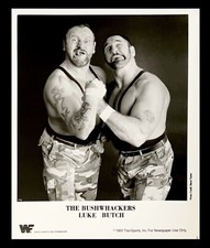 WWE THE BUSHWHACKERS OFFICIAL LICENSED ORIGINAL 8X10 PROMO PHOTO FROM 1989 RARE