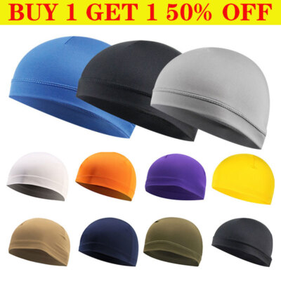Sweat Wicking Cooling flag Dome Skull Cap Helmet Liner Sport