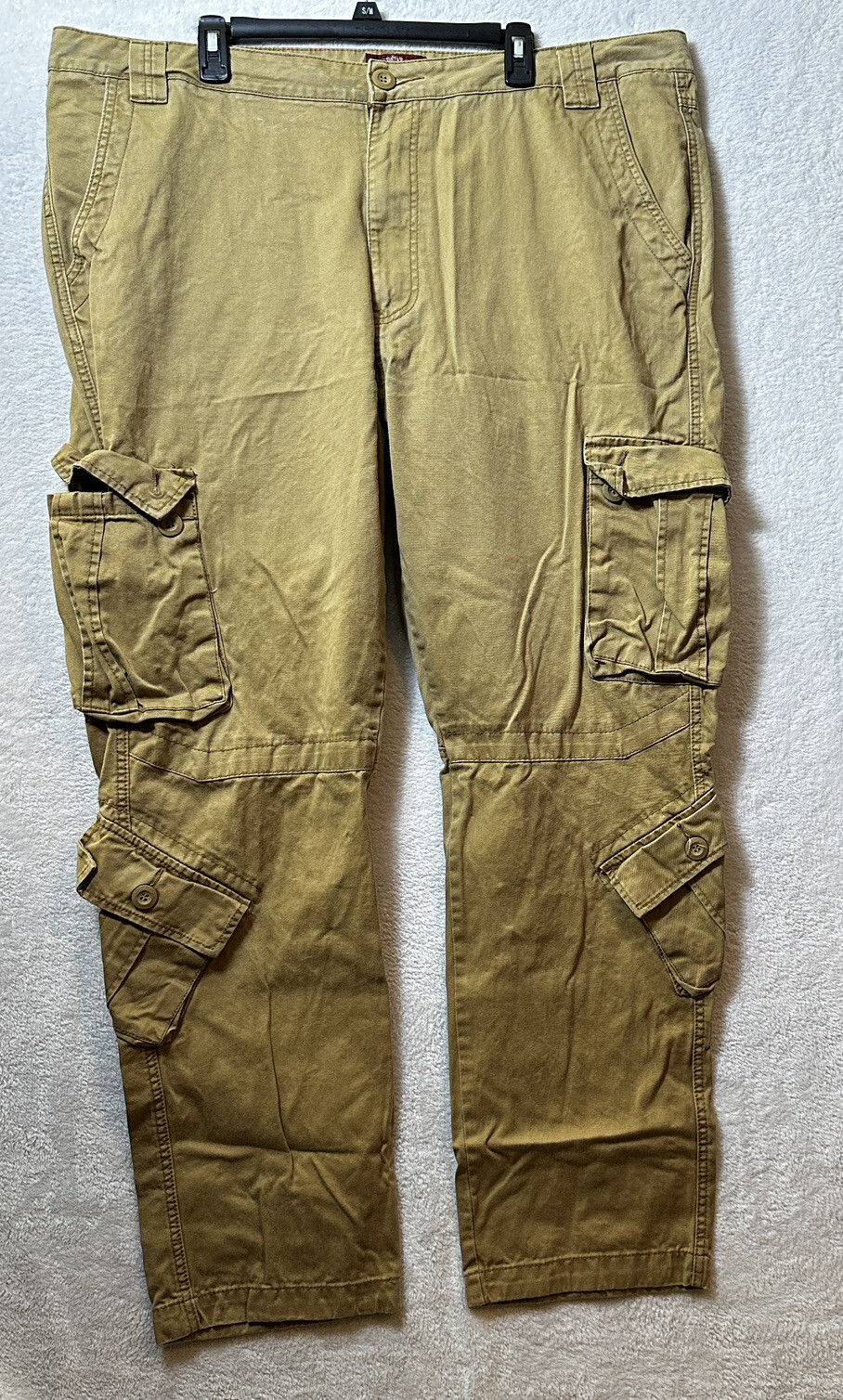 Men's Matchstick Cargo Drawstring Skater Y2K Pants Kh… Gem