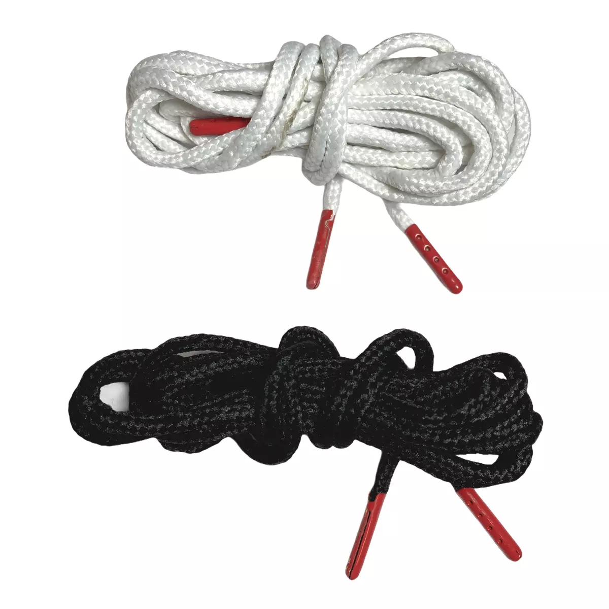 Buy Red and Black Shoelaces: Premium Laces + Gold Tips