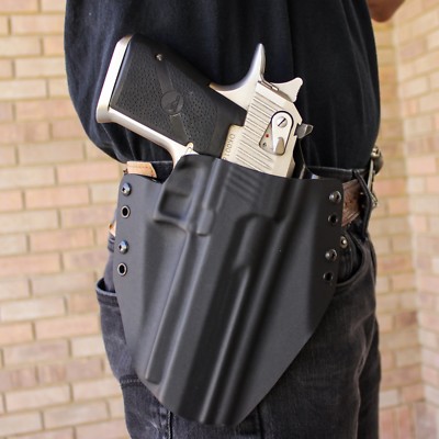 GMI Holsters - Desert Eagle Gryphon OWB Holster (Black/CarbonFiber/Tan/Green)