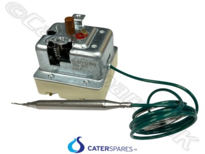EGO 55.32532.190 DREIPOLIGES THERMOSTAT HOHER LIMIT 196°C RESET CUT OFF STAT