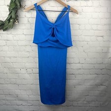 ALICE + OLIVIA Silk Racerback Draped Dress size XS
