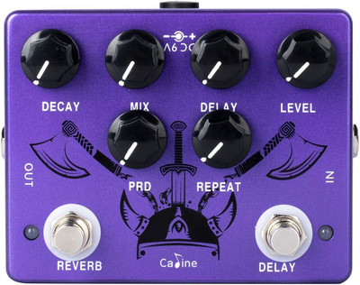 CP-80 Ragnarok Digital Reverb & Analog Delay Guitar Effect Pedal