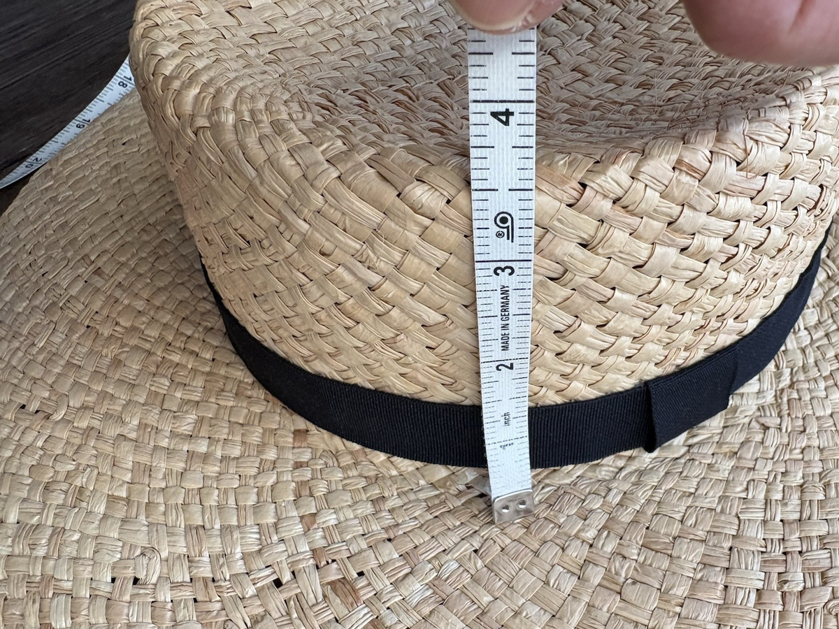ZARA straw hat size S (56cm) EUC worn once View 3