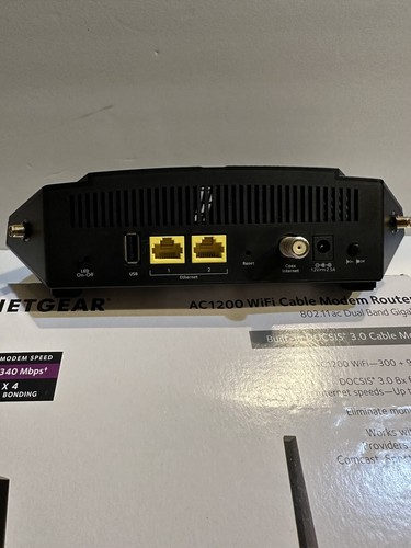 NETGEAR AC1200 DOCSIS 3.0 High Speed WiFi Cable Modem - Afbeelding 4 van 10