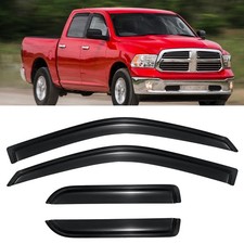 4PC Window Rain Guards fit Crew Cab 2009-2018 Dodge Ram 1500