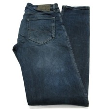 Jack & Jones Glenn Mens Slim Fit Straight Leg Stretch Blue W33/L36 REF (M19496)
