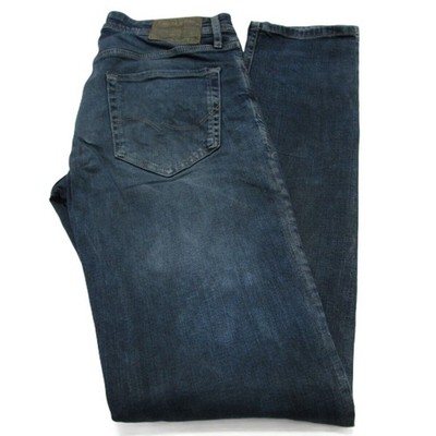 Jack & Jones Glenn Herren Slim Fit Gerades Bein Stretch Blau W33/L36 REF (M19496)