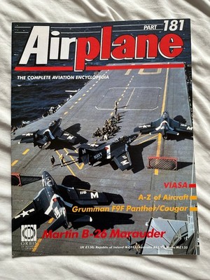 Airplane Magazine - Issue 181 - 1990's Partwork Magazine - Very Good Condition