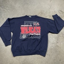 Wildcats Sweater L 90s 00s Y2k Arizona NCAA Basketball Game-day Crewneck
