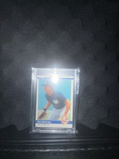 1984 Fleer - #131 Don Mattingly (RC) Rookie Card Yankees FLEER with Acrylic Case. rookie card picture