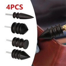 4Styles Leather Burnishing Tool Tips 4pcs Leather Burnisher Bits for Rotary Tool