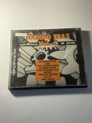 Techno Trax Vol 3 Music CD - Rare/Collectable Trance, Techno, House