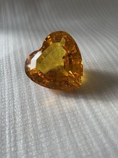 Swarovski Crystal 2005 Event Heart - Harmony Topaz 696974 - Unboxed