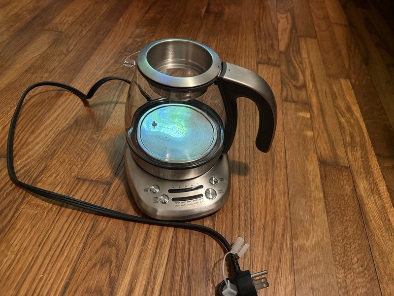Breville BTM500CLR Tea Maker Infuser Kettle  Brushed Stainless Steel Glass