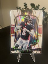 2025 Panini Select KYLE PITTS White Prizm Shock /799 Premier Level FALCONS 
