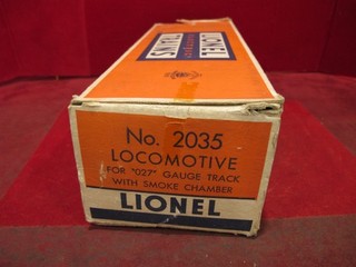 ORIGINAL EMPTY BOX FOR LIONEL 2035 LOCO INSERT
