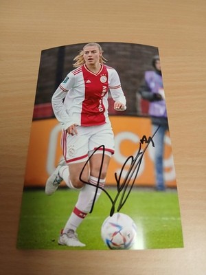 Signiertes Foto Lisa Doorn Ajax Amsterdam Frauen NEU 