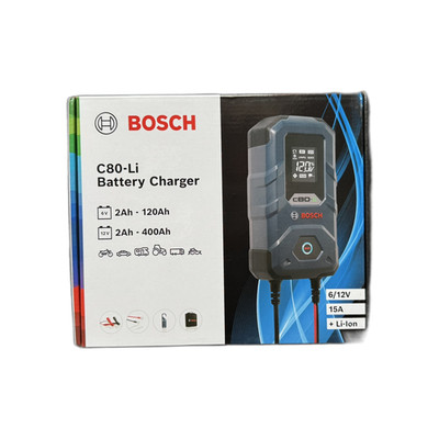 Bosch C80-Li Batterieladegerät | 12V / 24V | 15A | NEU & OVP | Lithium