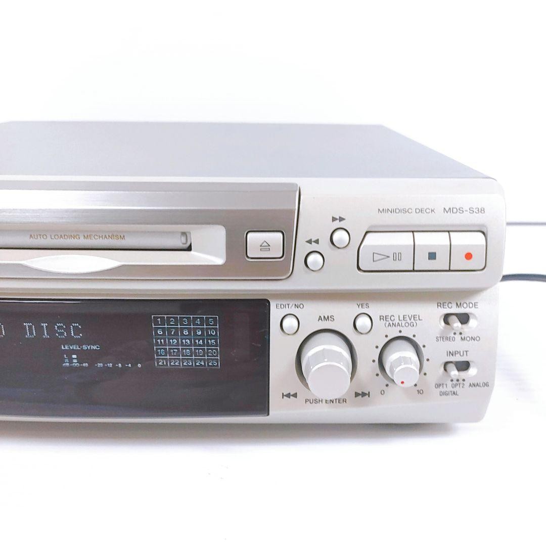 SONY MDS-S38 MD Deck Minidisk Player Recorder Fully Functional