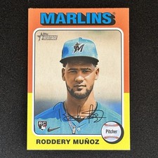 2024 Topps Heritage High Number Roddery Munoz SP #722 Marlins RC
