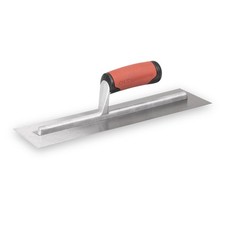 MARSHALLTOWN QLT Concrete Finishing Trowel, 14 x 4 Inch Carbon Steel Blade, S...