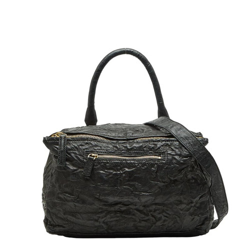 GIVENCHY Pandora Handbag Shoulder Bag 2WAY Black Leather