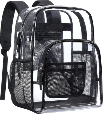 Clear Backpack for School - 17 Inch Heavy Duty Clear Bookbag