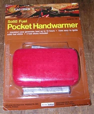 Vintage X Caliber Solid Fuel Handwarmer Brand New/Old Stock