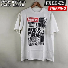 90s The Sex Pistols Sid Vicious Dead Vintage Punk Skinhead T shirt