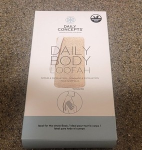 DAILY CONCEPTS DAILY BODY LOOFAH -SCRUB & EXFOLIATION - SEALED
