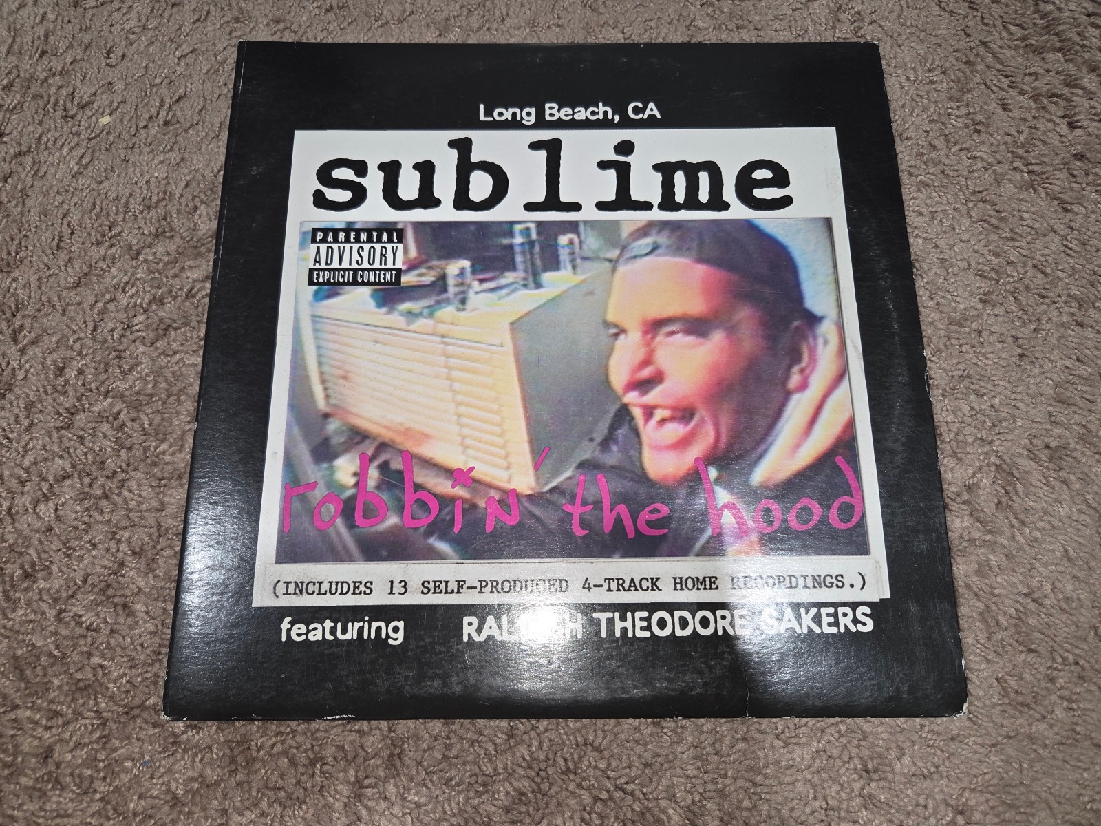 Sublime Robbin the Hood Double LP Gatefold VINYL RECORD Pink Black Splatter