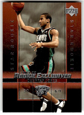 2004 2003-04 Upper Deck Dahntay Jones Rookie Exclusive #16 NBA Basketball UD