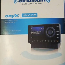 SiriusXM Onyx XDNX1V1 Dock Play Satellite Radio with Vehicle Kit
