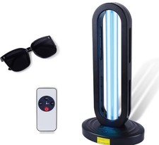 40W UVC Light Sanitizer Ozone-Free, 253.7nm UV-C Germicidal Lamp for Home,...