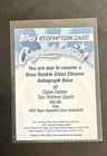 Topps Signature Class Basketball Rookie Class Chrome Auto Dylan Harper RCC-DH