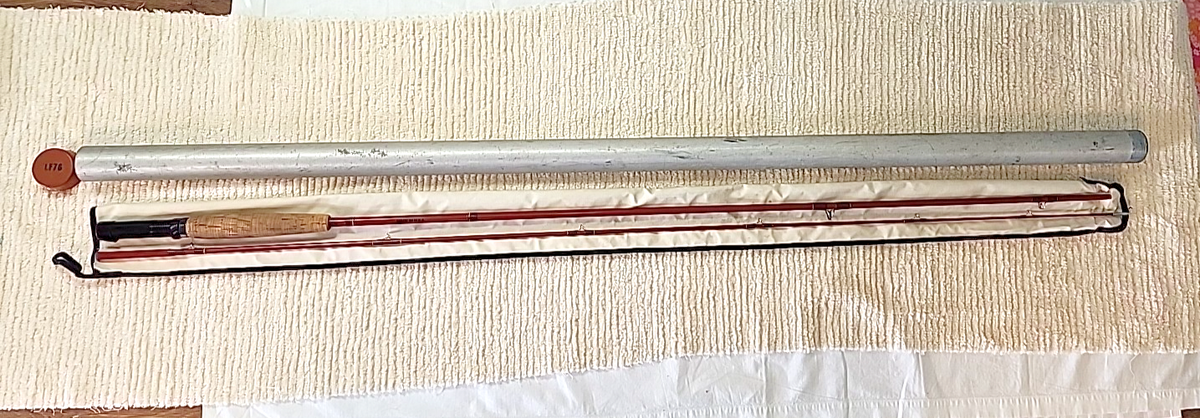 Vtg H.L. Leonard Fly Rod Fiberglass LF76 7'6