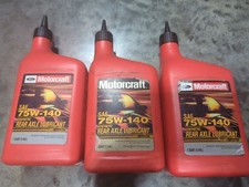 Ford Motorcraft 75w-140 Gear Oil Bulk Buy 3x Quarts New Rear End Differential